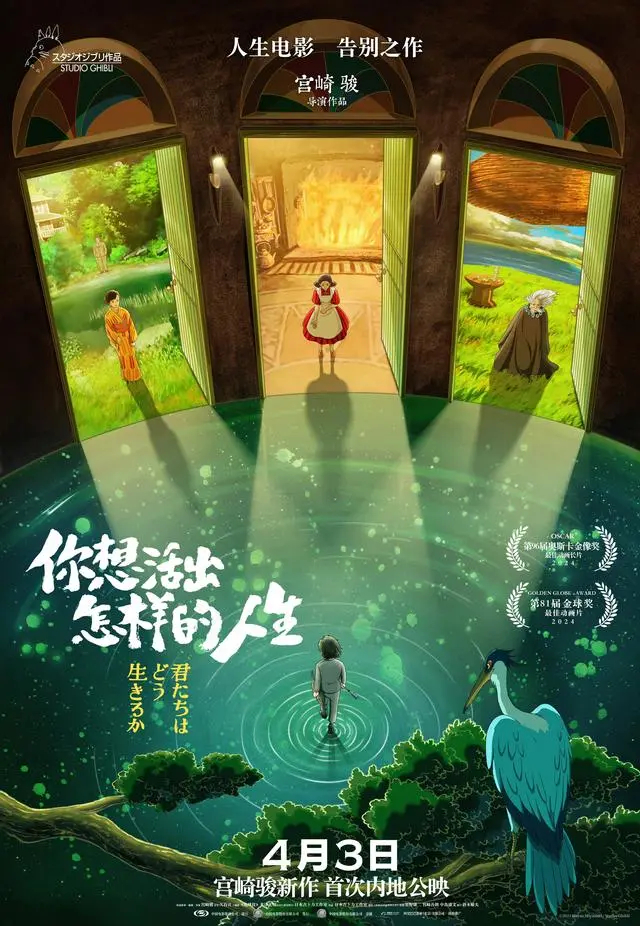 Анимационный фильм Хаяо Миядзаки продолжает лидировать в кассовом чарте Китая